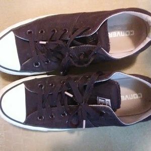 Dark plum Converse